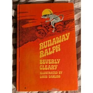 Runaway Ralph Beverly Cleary 1970 Vintage Hardcover Weekly Reader Book Clubg